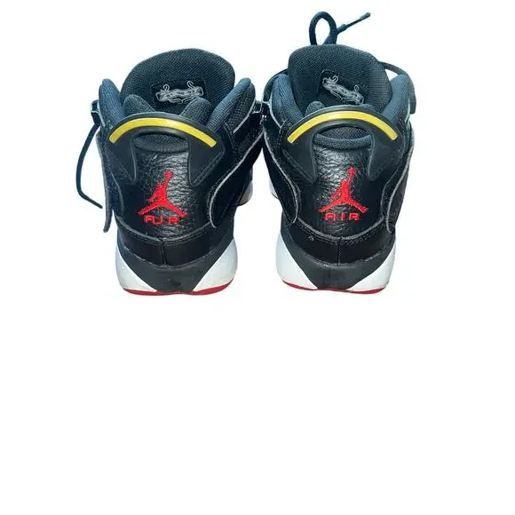Nike Air Jordan 13 Retro 6 Rings Trainers Sneakers Black White Red Size 4.5Y